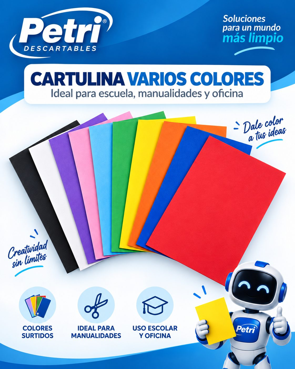 CARTULINA COLORES VARIOS