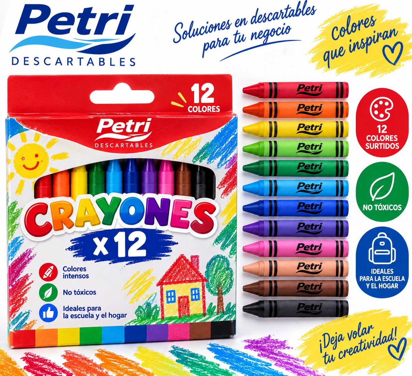 CRAYONES X 12