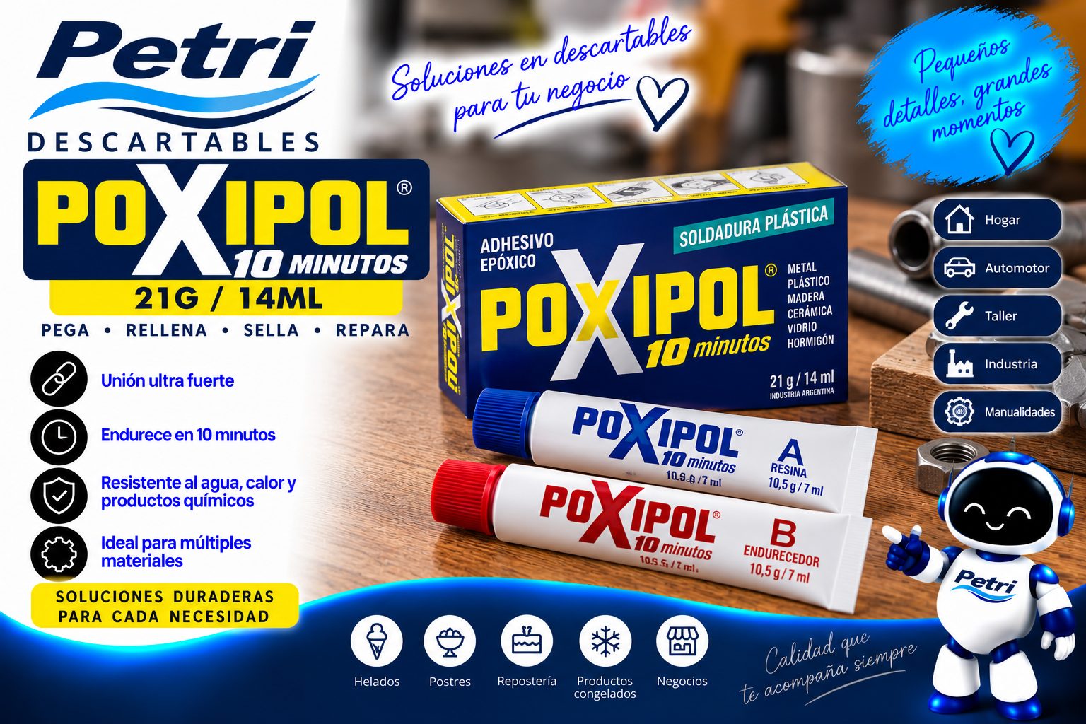 POXIPOL 10 MINUTOS 21G/14ML