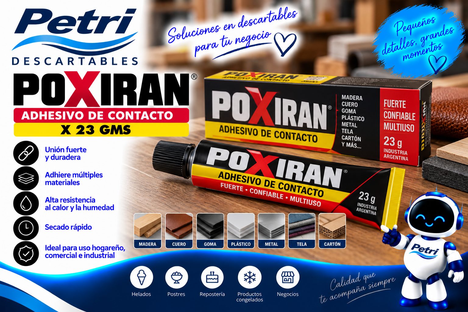 POXIRAN X 23 GMS - ADHESIVO DE CONTACTO