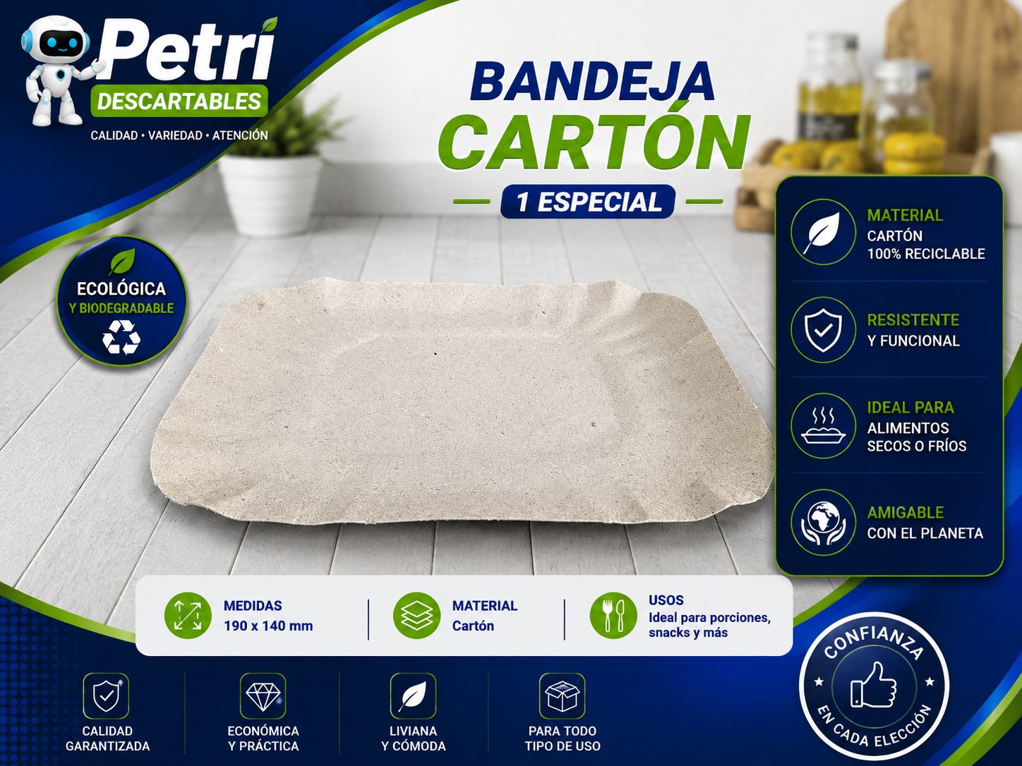 BANDEJA CARTON 1 ESPECIAL