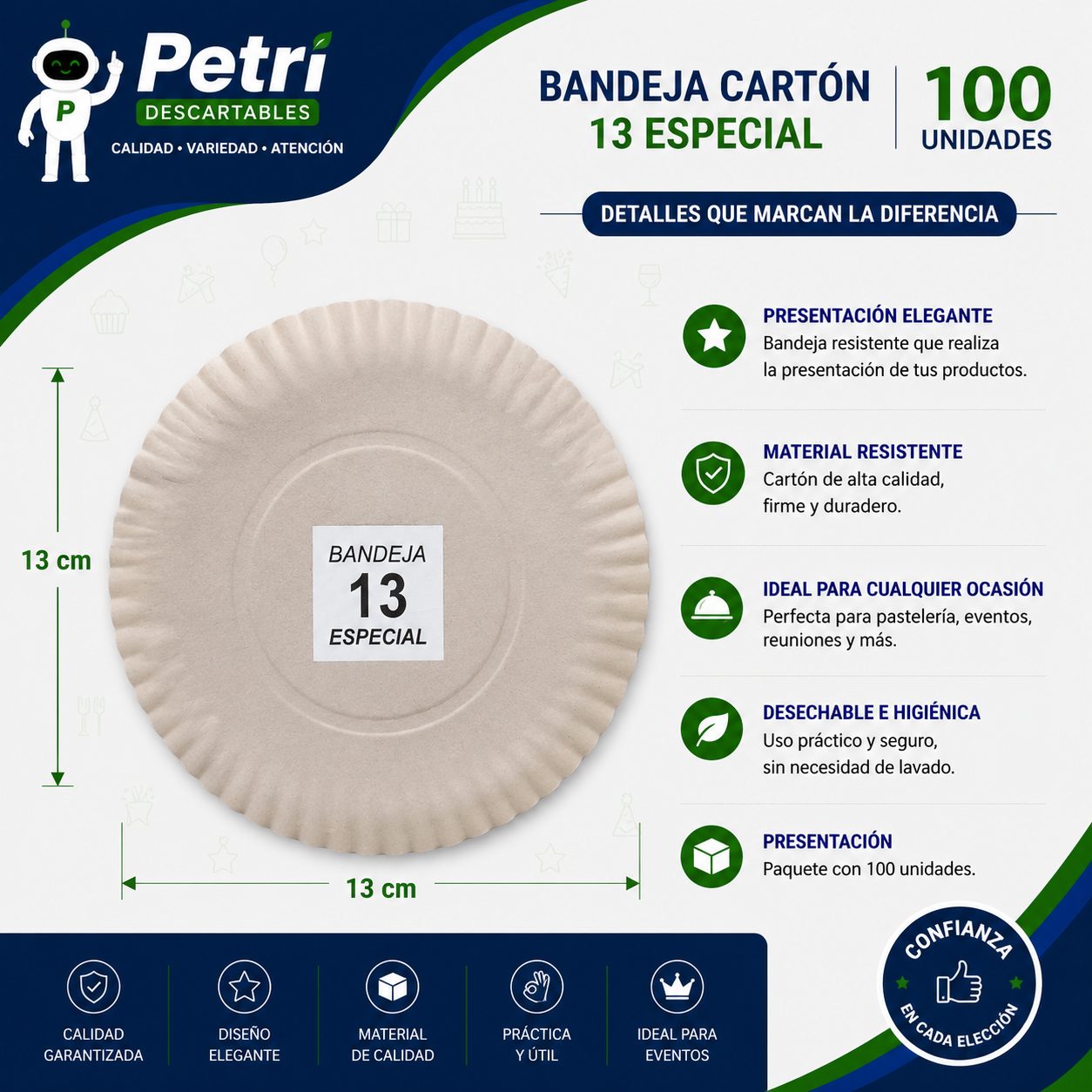 BANDEJA CARTON 13 ESPECIAL
