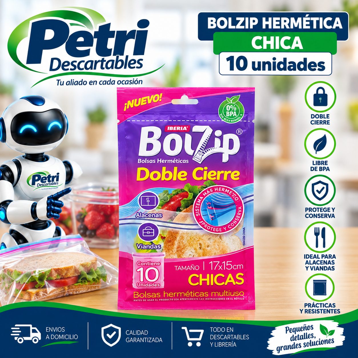 BOLZIP HERMETICA CHICA