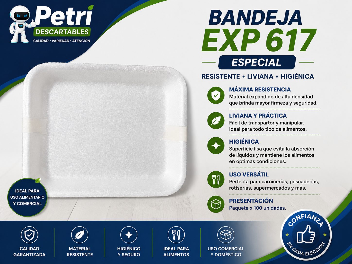 BANDEJA EXP 617 ESPECIAL