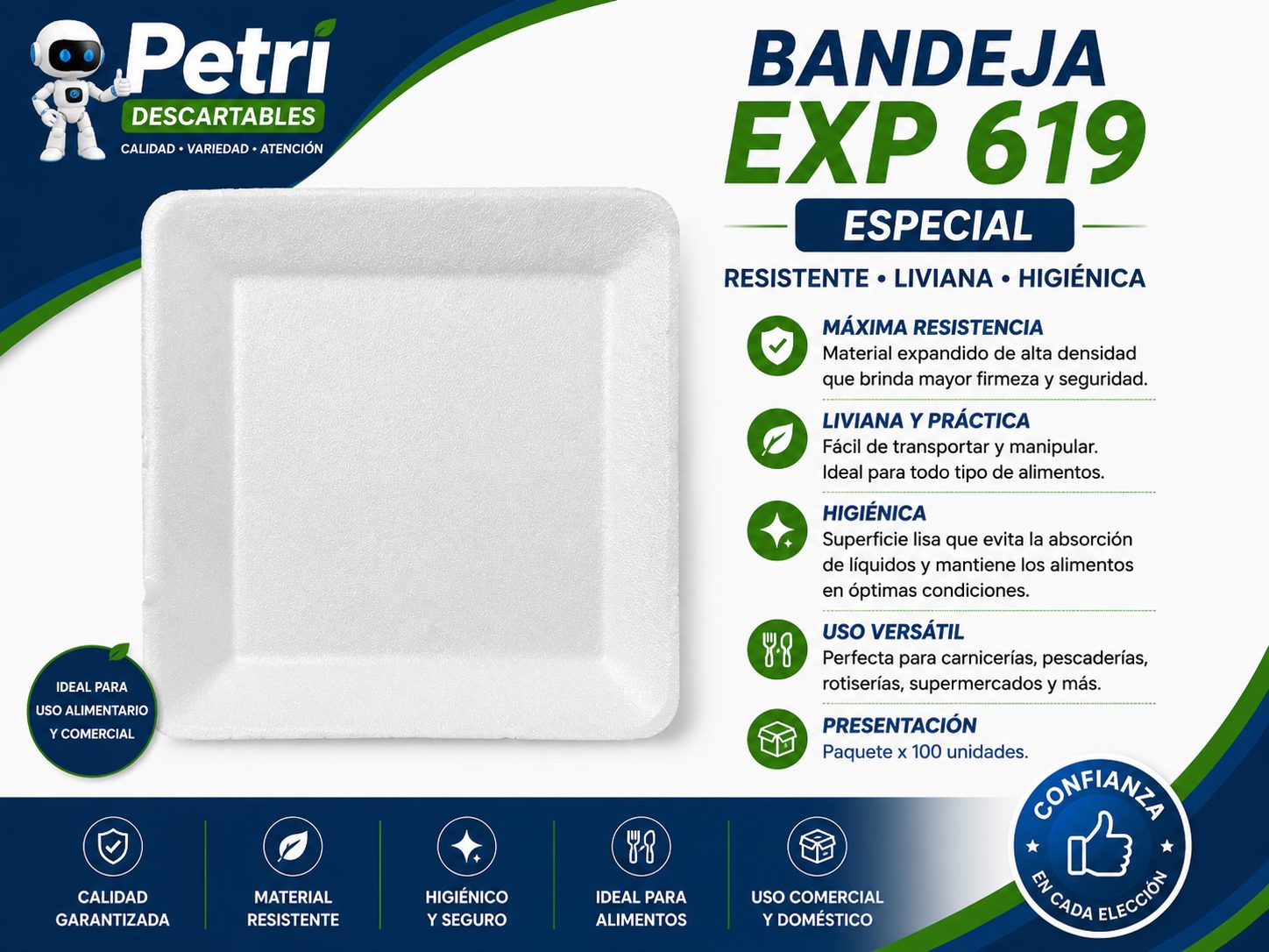 BANDEJA EXP 619