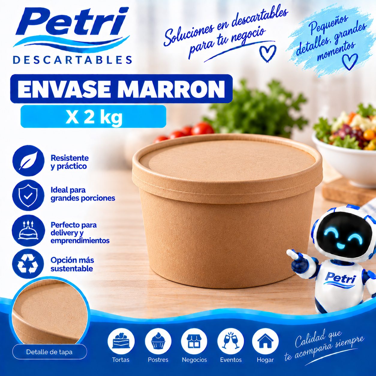ENVASE MARRON X 2 kg