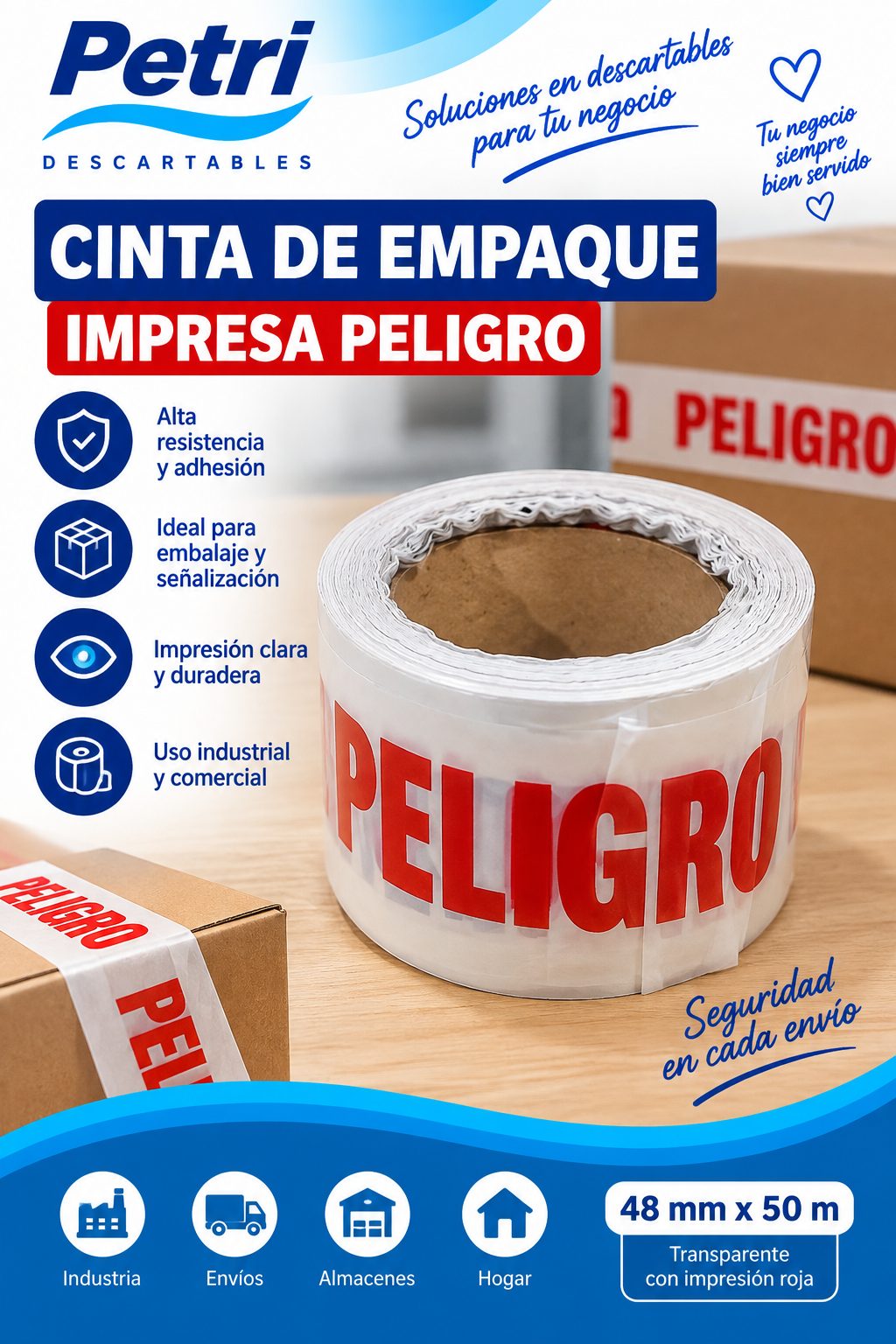 CINTA IMPRESO PELIGRO