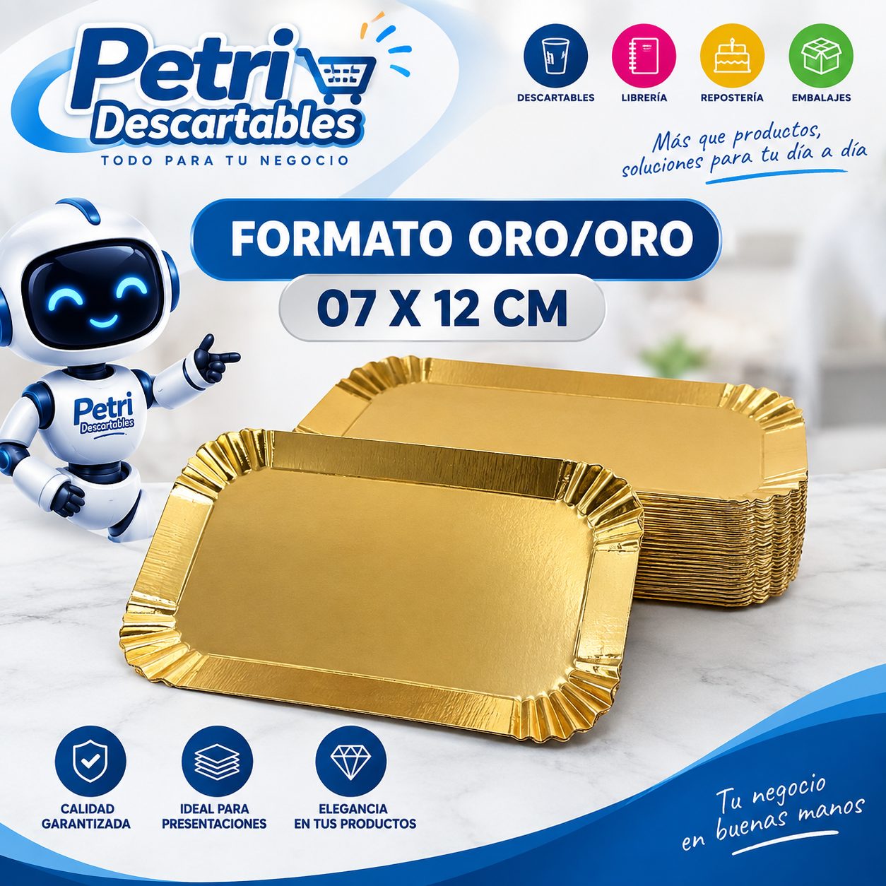 FORMATO ORO/ORO 07X12 CM