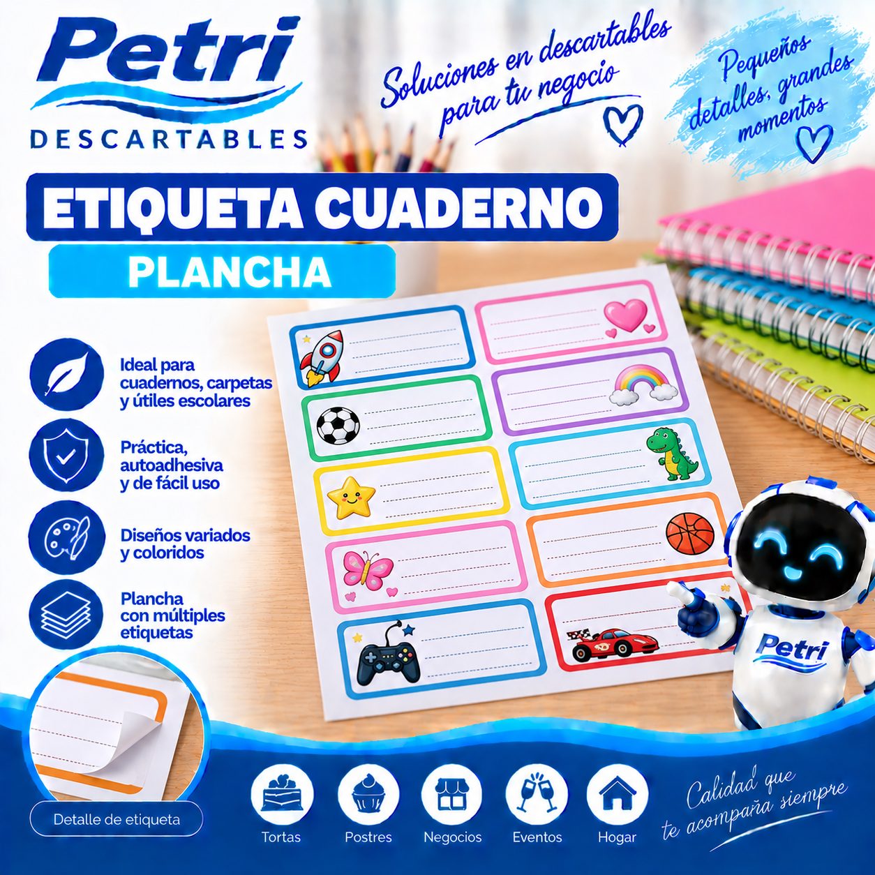 ETIQUETA CUADERNO PLANCHA