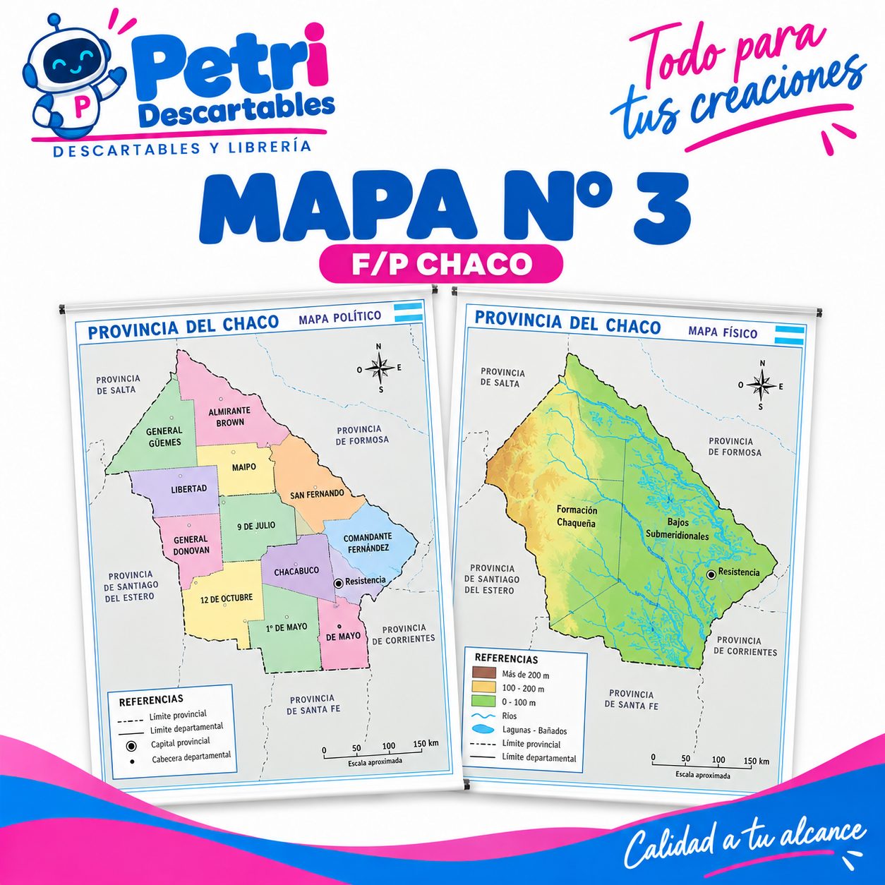 MAPA N° 3 F/P CHACO
