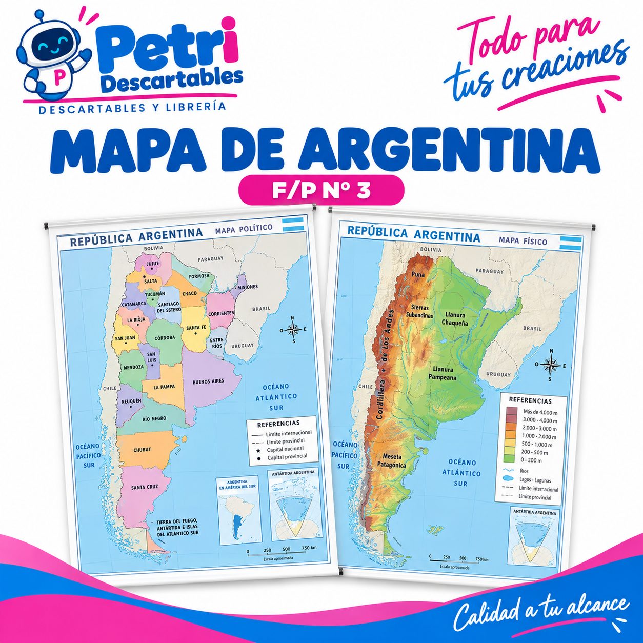 MAPA N° 3 F/P ARGENTINA