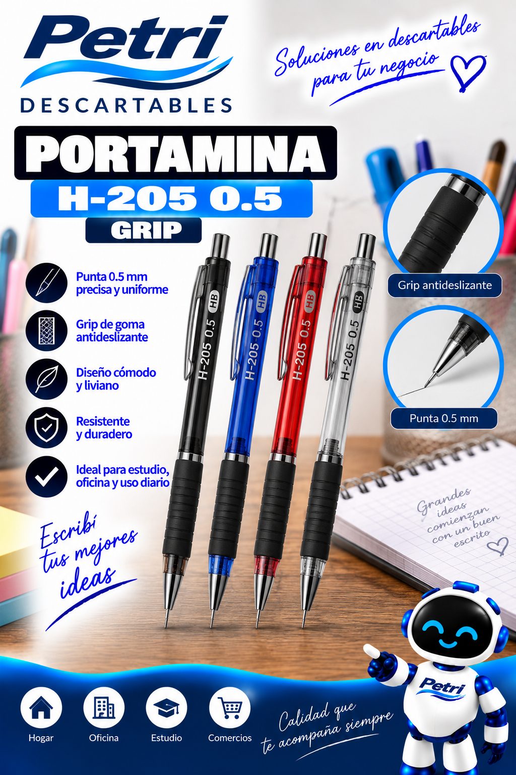 PORTAMINA H-205 0.5 GRIP