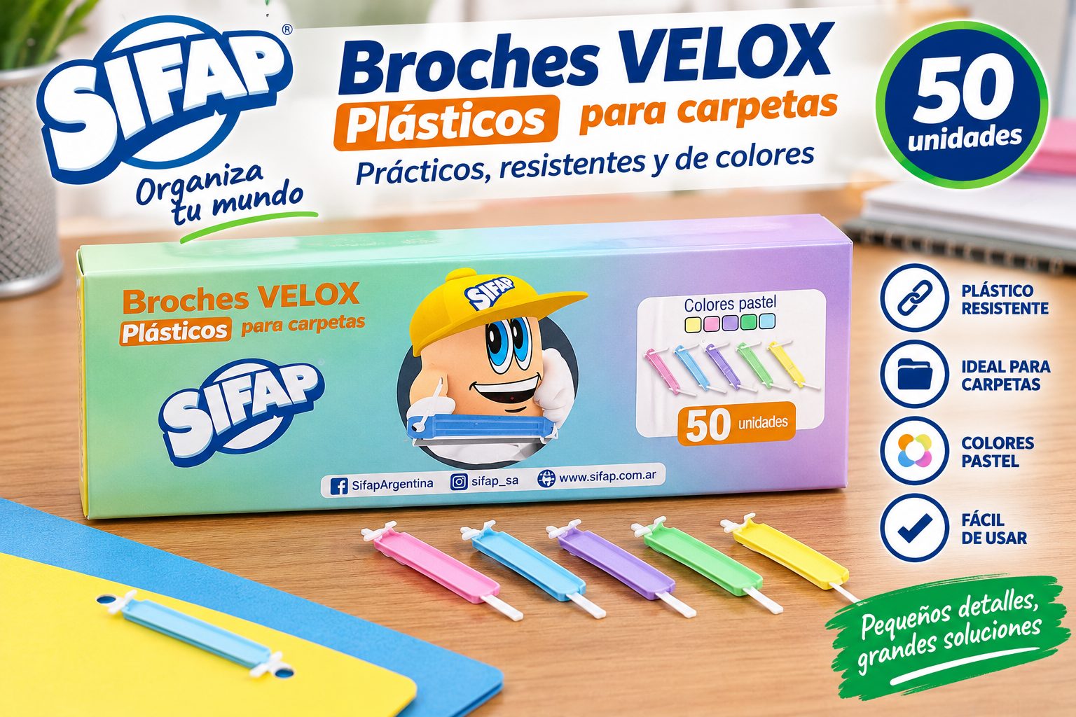 BROCHE NEPACO PLASTICO