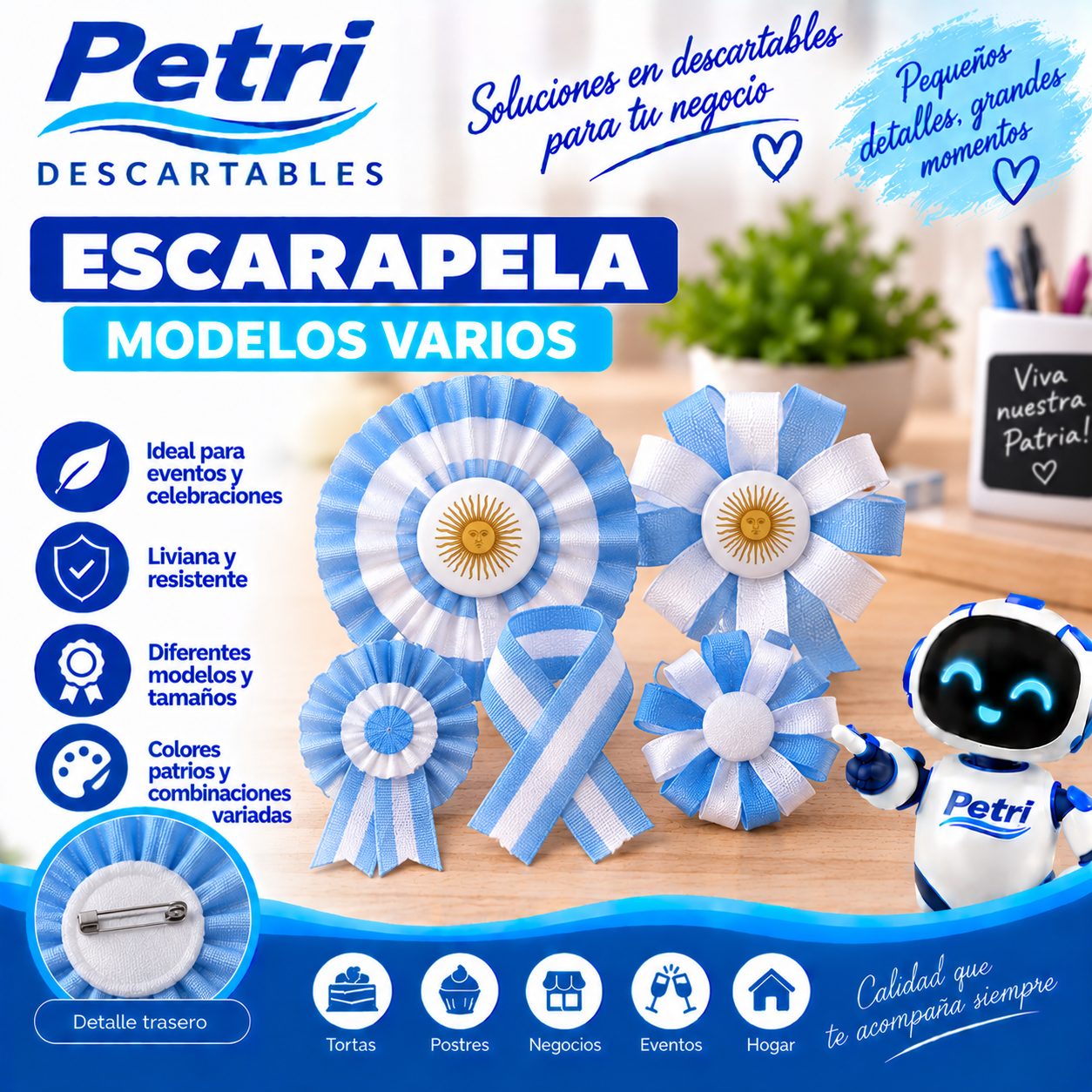 ESCARAPELA MODELOS VARIOS