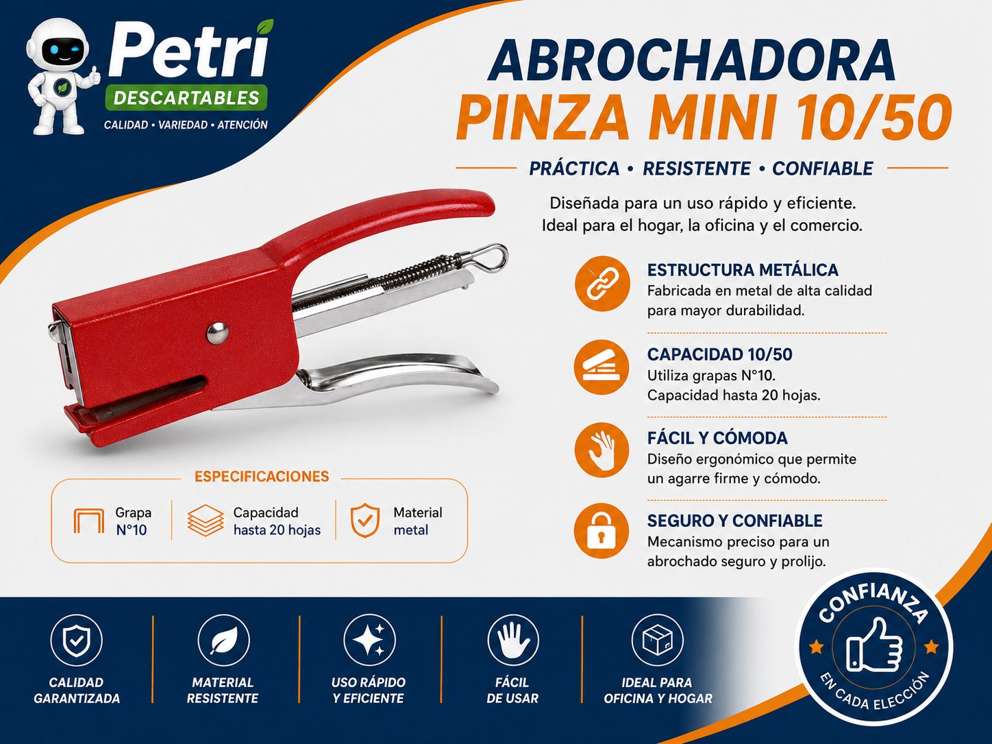 ABROCHADORA PINZA 26/68034048415016