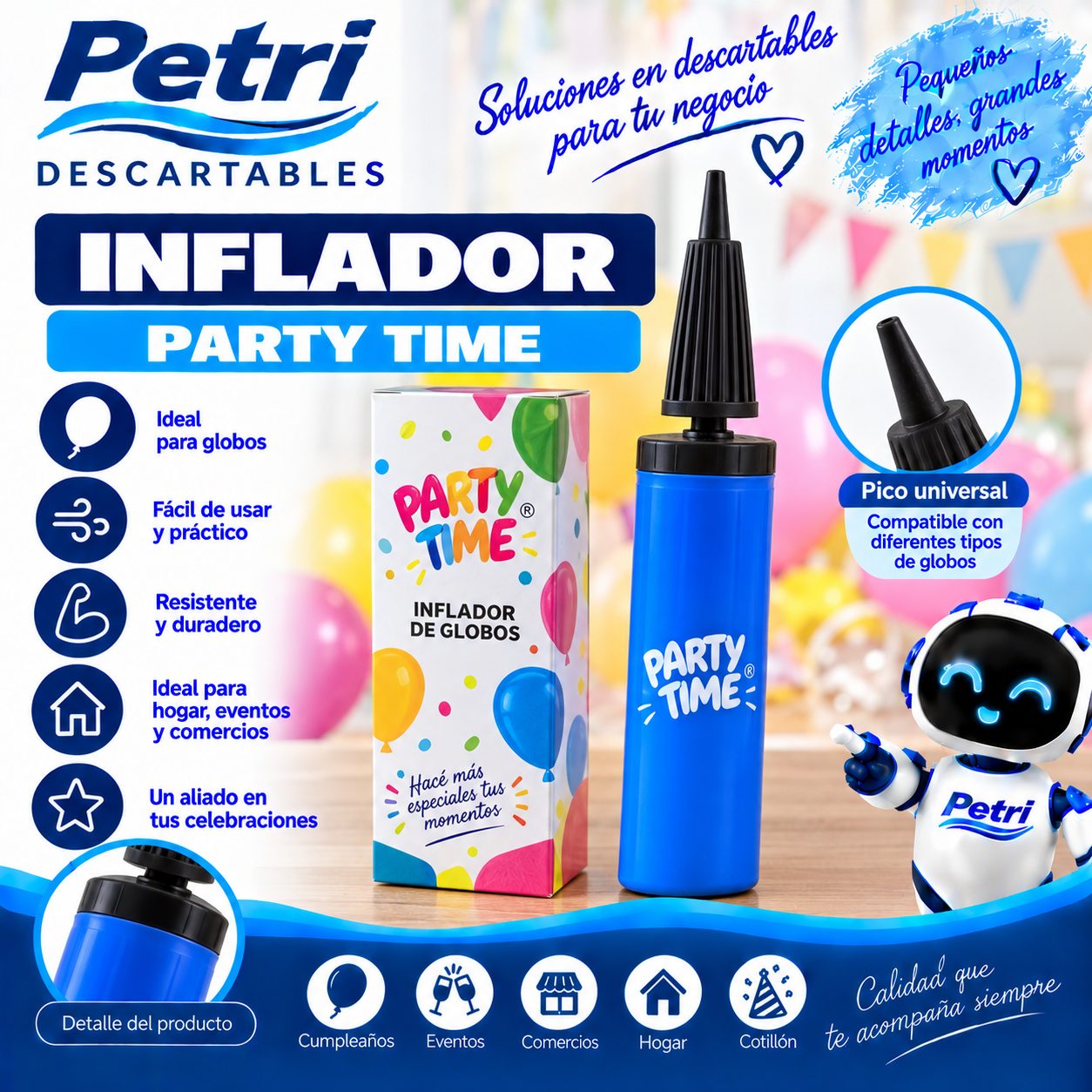 INFLADOR PARTY TIME