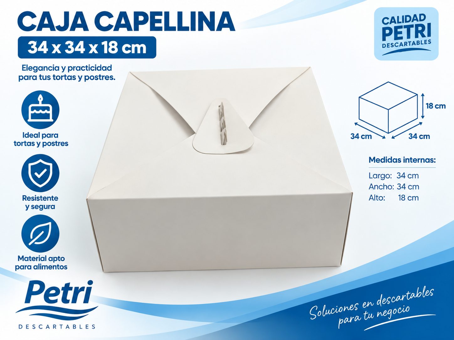 CAJA CAPELLINA 34X34X18