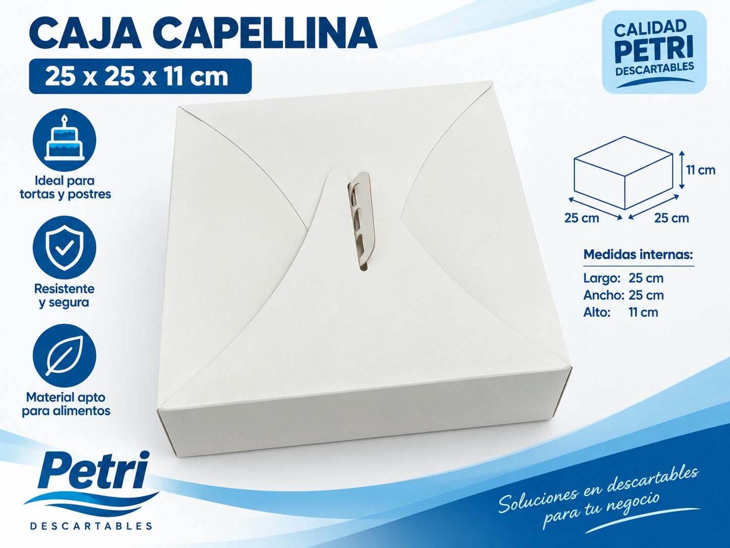CAJA CAPELLINA 25X25X11,50