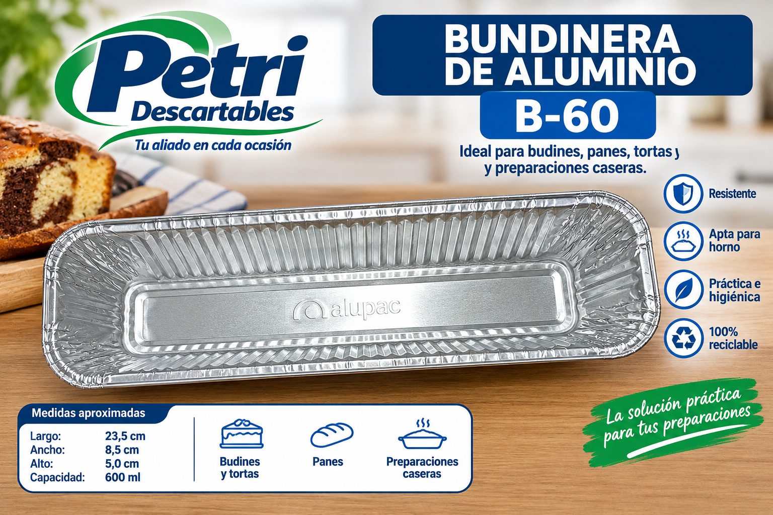 BUDINERA ALUMINIO B-60