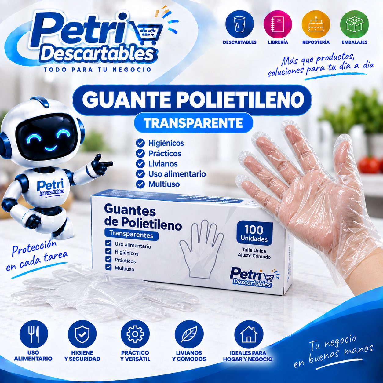 GUANTE POLIETILENO