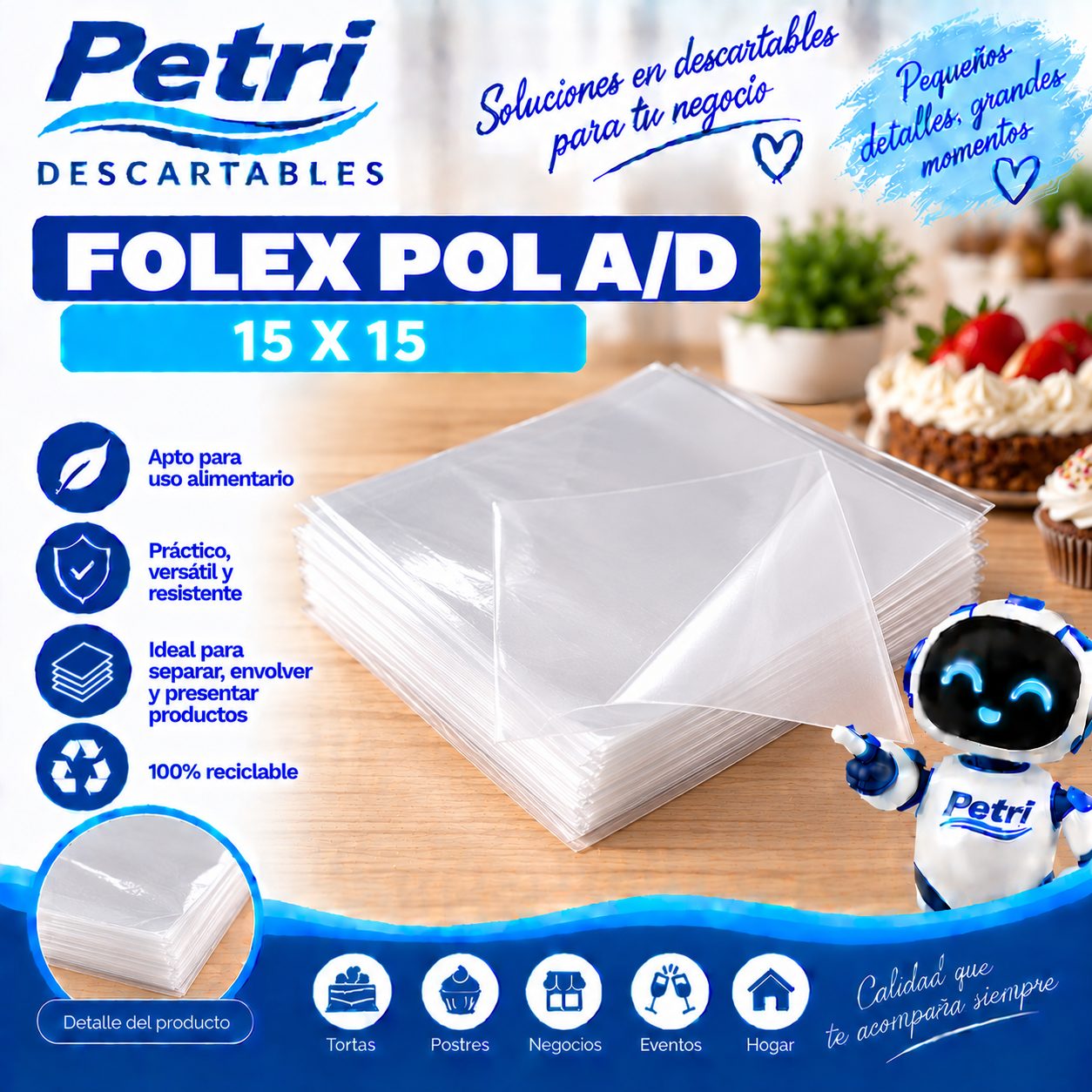 FOLEX POL A/D 15X15