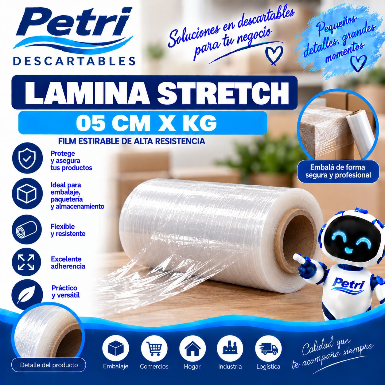LAMINA STRETCH 05 CM X KG
