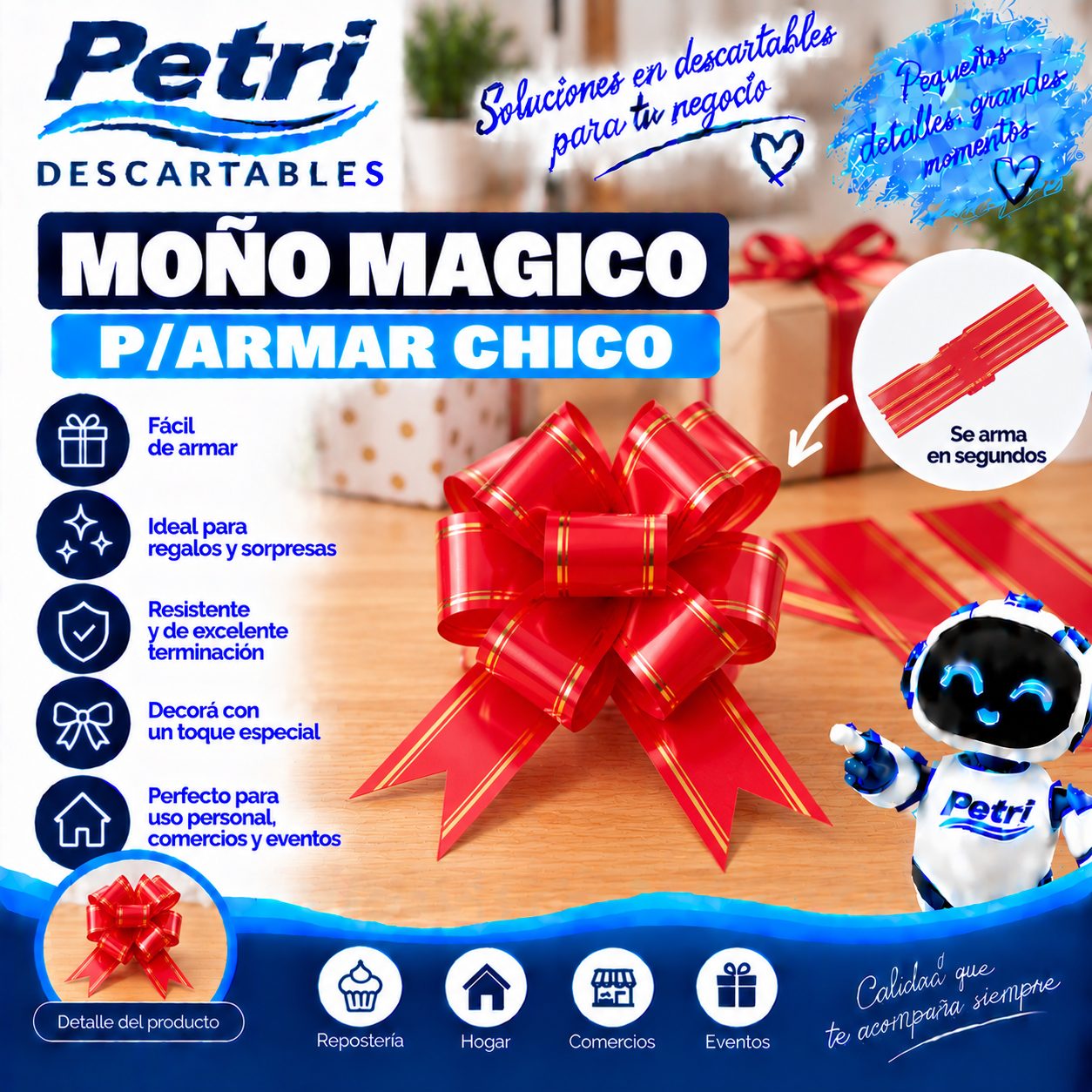 MOÑO MAGICO P/ARMAR CHICO