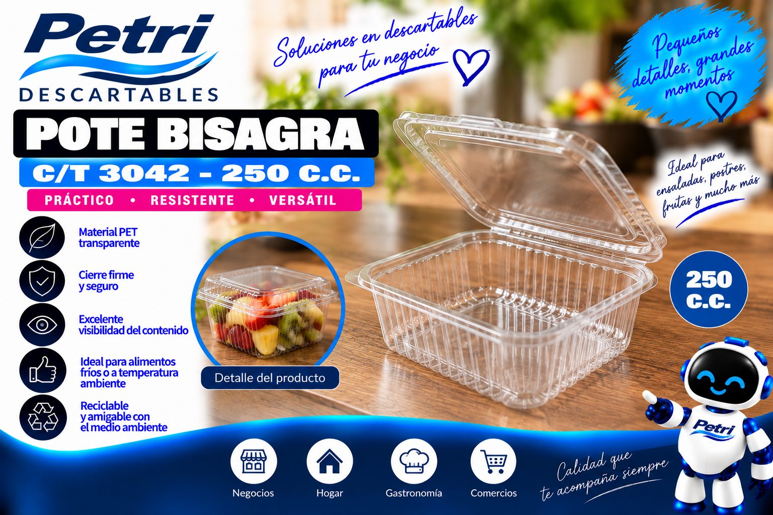 POTE BISAGRA C/T 3050 - 350 C.C.