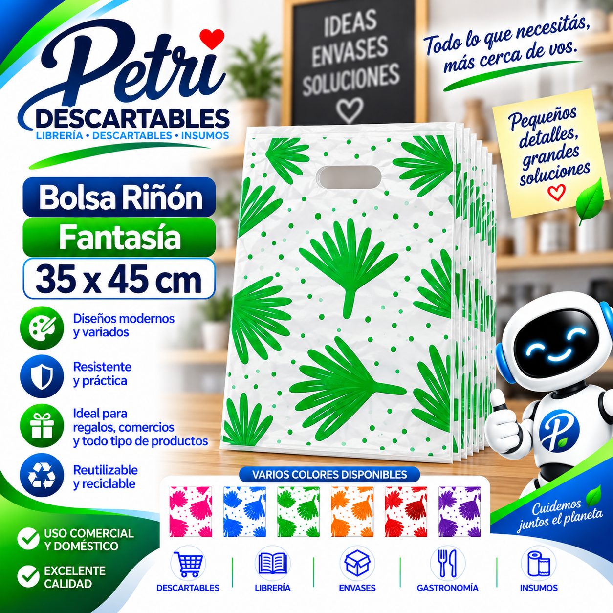 BOLSA RIÑON AD FANTASIA 35X45 CM