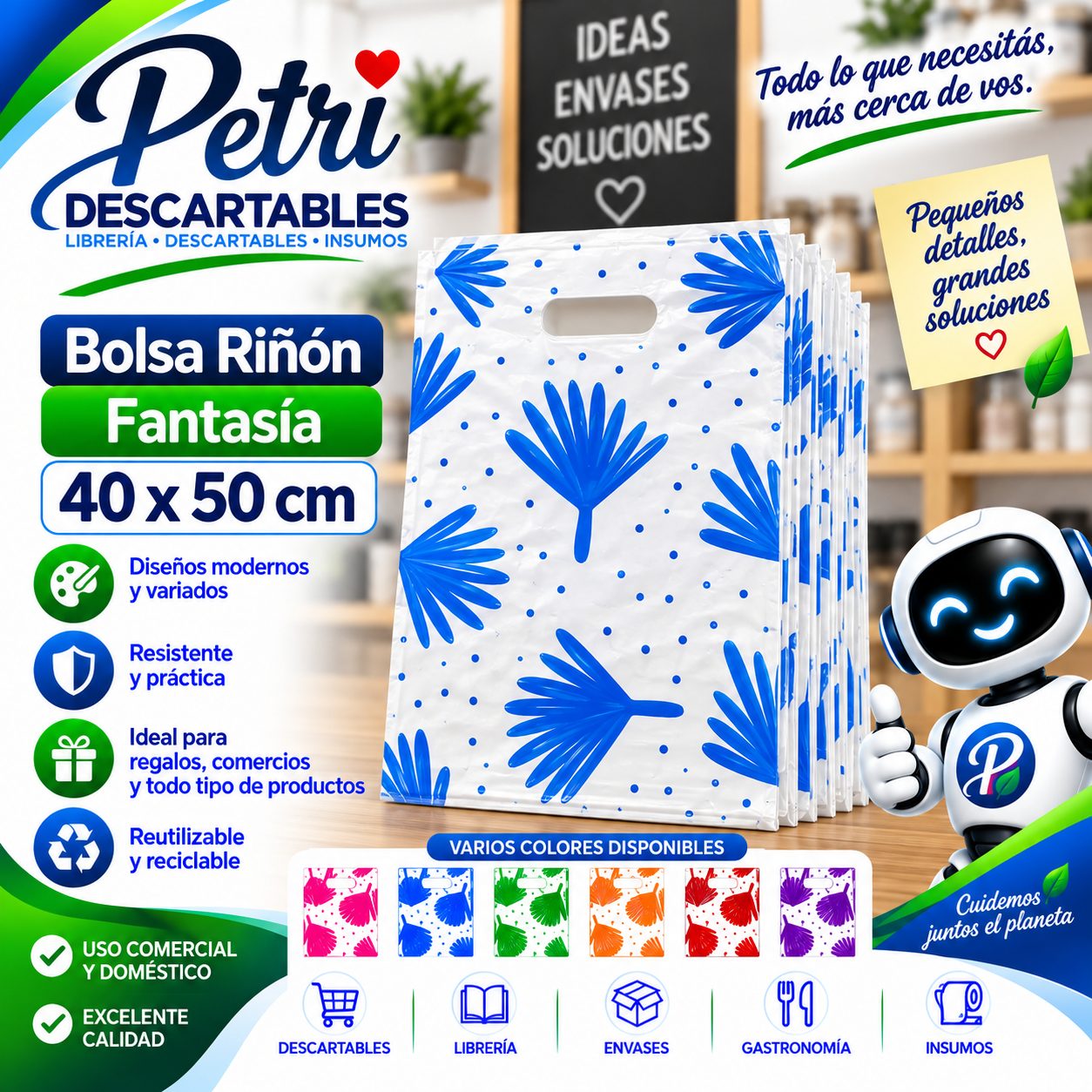 BOLSA RIÑON AD FANTASIA 40X50 CM