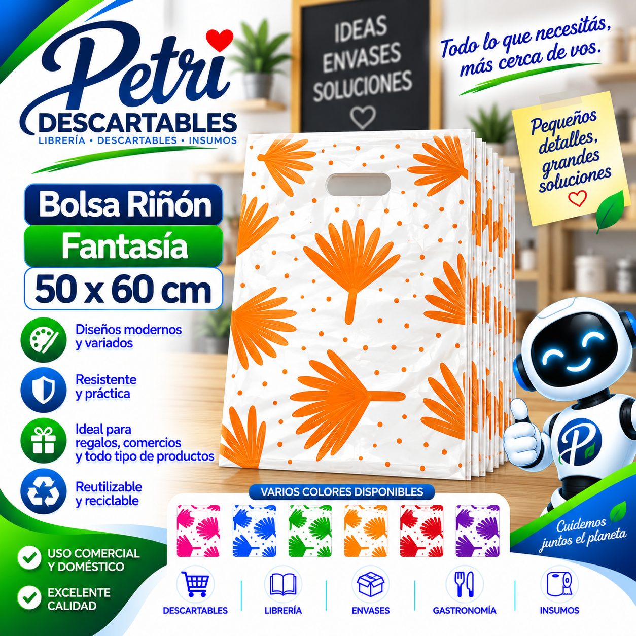 BOLSA RIÑON AD FANTASIA 50X60 CM