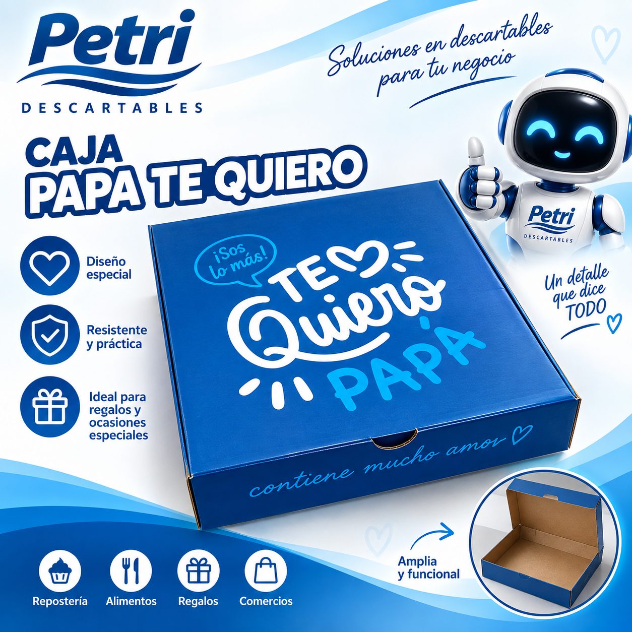 CAJA PAPA TE QUIERO