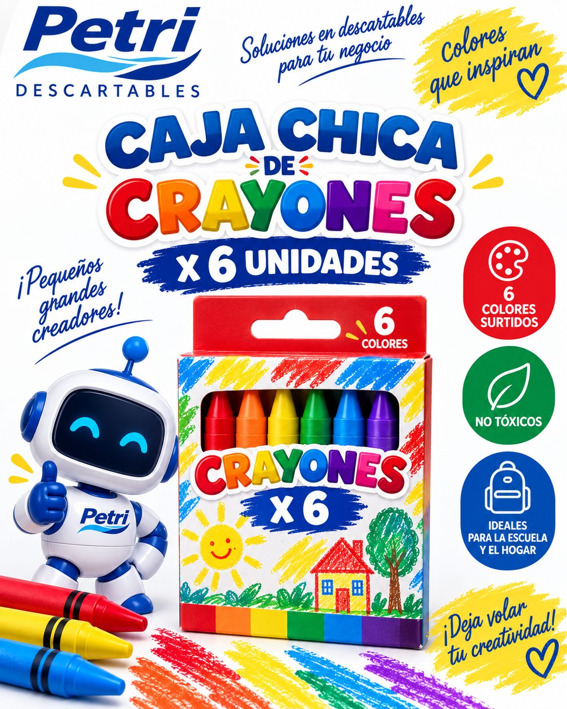 CRAYONES X 6